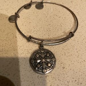 Alex and Ani Silver Compass bracelet
